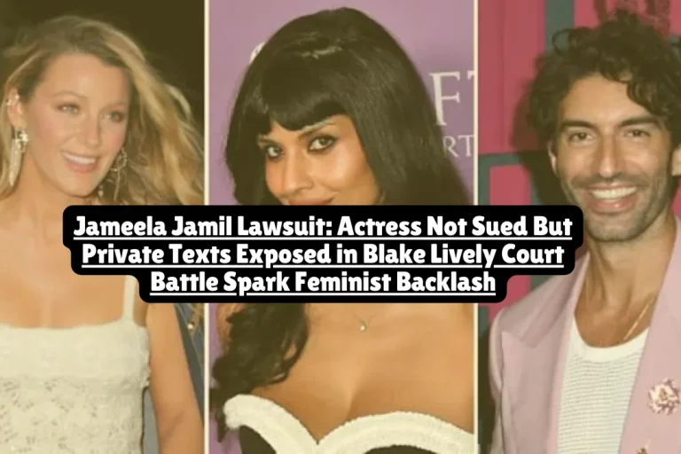 Jameela Jamil Lawsuit, Actress Not Sued But Private Texts Exposed in Blake Lively Court Battle Spark Feminist Backlash