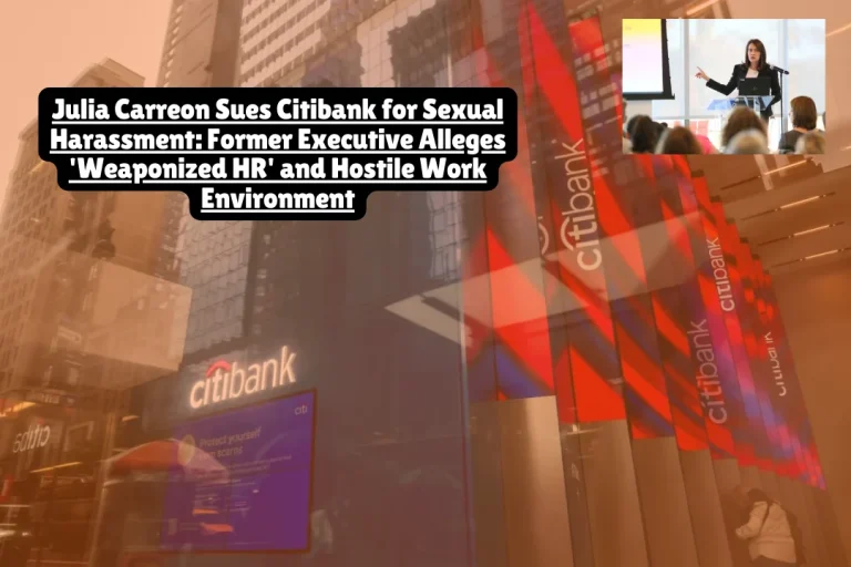 Julia Carreon Sues Citibank for Sexual Harassment, Former Executive Alleges 'Weaponized HR' and Hostile Work Environment