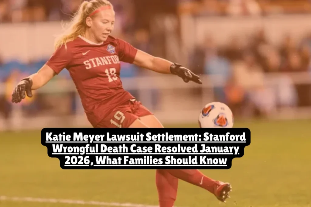 Stanford University and the family of Katie Meyer reached a settlement on January 26, 2026, resolving the wrongful death lawsuit filed after the 22-year-old soccer goalkeeper's death in March 2022. The settlement includes mental health initiatives, the Katie Meyer Leadership Award, adoption of Katie Meyer's Law principles, and retirement of her jersey number.