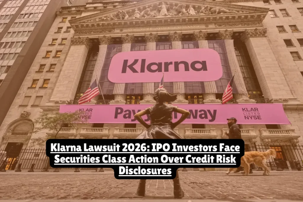 Klarna Lawsuit 2026 IPO Investors Face Securities Class Action Over Credit Risk Disclosures
