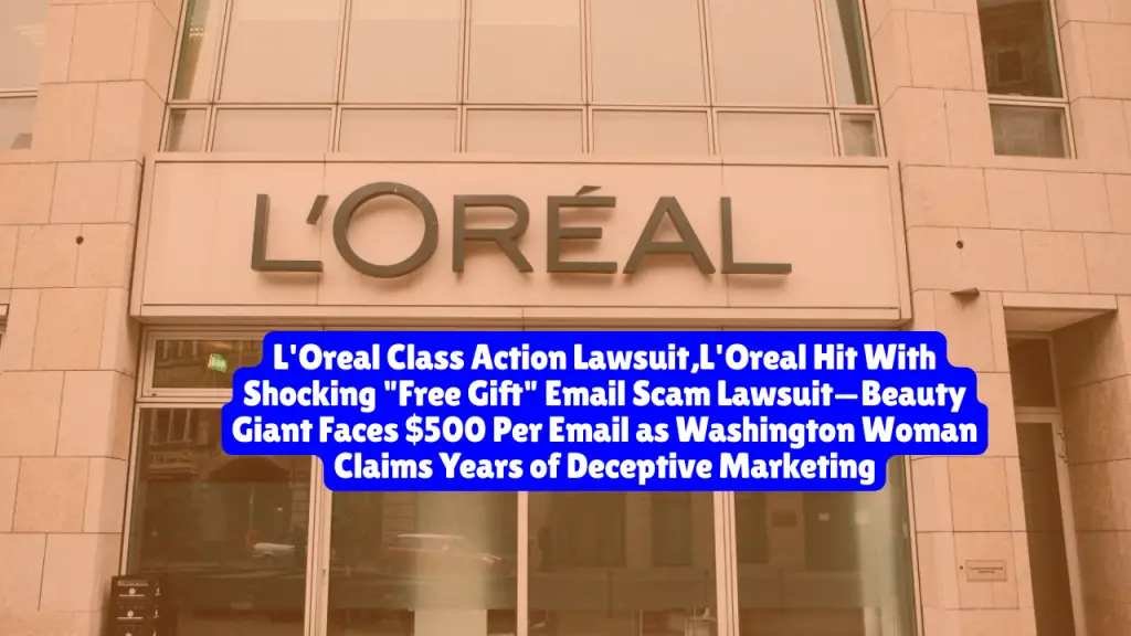 L'Oreal Class Action Lawsuit, L'Oreal Hit With Shocking "Free Gift" Email Scam Lawsuit—Beauty Giant Faces $500 Per Email as Washington Woman Claims Years of Deceptive Marketing