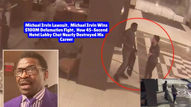 Hall of Fame wide receiver Michael Irvin filed a $100 million defamation lawsuit against Marriott and a hotel employee after sexual misconduct allegations got him pulled from Super Bowl 2023 coverage. Marriott claimed Irvin made vulgar sexual comments to a female employee; Irvin's surveillance footage showed a brief, friendly conversation. The case settled in September 2023 without Marriott paying—but Irvin got his NFL Network job back.