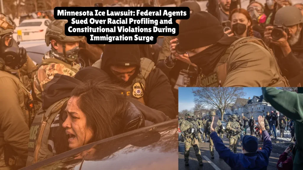 Minnesota Ice Lawsuit, Federal Agents Sued Over Racial Profiling and Constitutional Violations During Immigration Surge