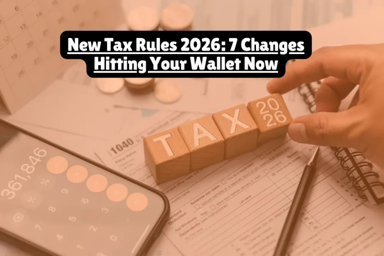 New Tax Rules 2026, 7 Changes Hitting Your Wallet Now