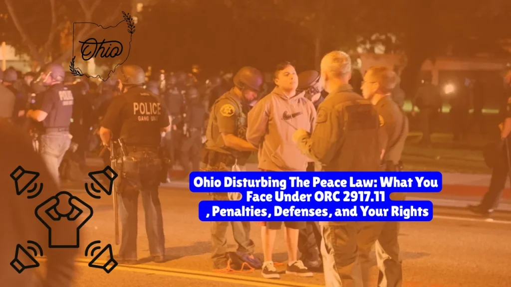 Ohio Disturbing The Peace Law, What You Face Under ORC 2917.11, Penalties, Defenses, and Your Rights