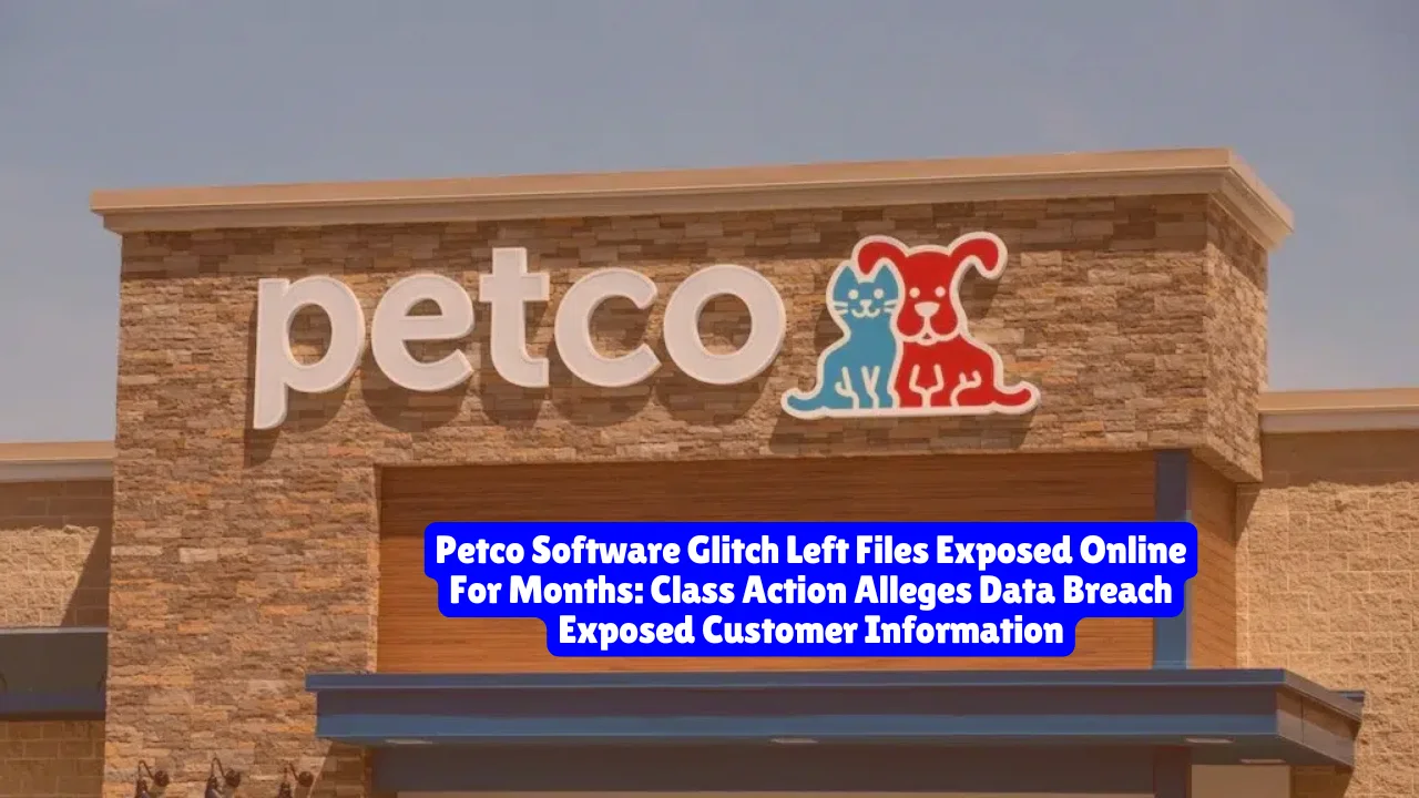 Petco Software Glitch Left Files Exposed Online For Months Class Petco Software Glitch Left Files Exposed Online For Months Class Action Alleges Data Breach Exposed Customer