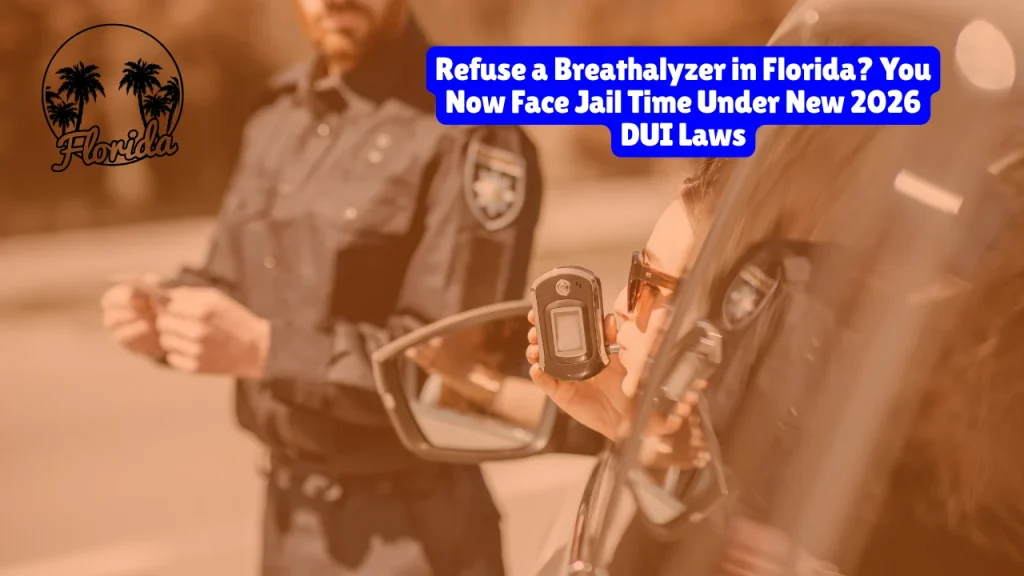Refuse a Breathalyzer in Florida? You Now Face Jail Time Under New 2026 DUI Laws