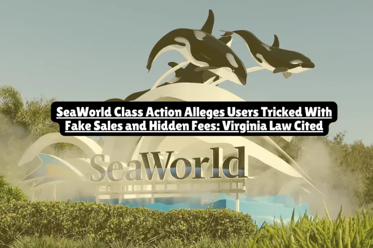 A Virginia consumer filed a class action lawsuit in November 2025 alleging that SeaWorld's parent company, United Parks & Resorts, uses deceptive "bait-and-switch" tactics by advertising low ticket prices, then adding hidden mandatory fees only at the final checkout stage. The lawsuit claims this practice violates Virginia's consumer protection laws requiring upfront pricing transparency.