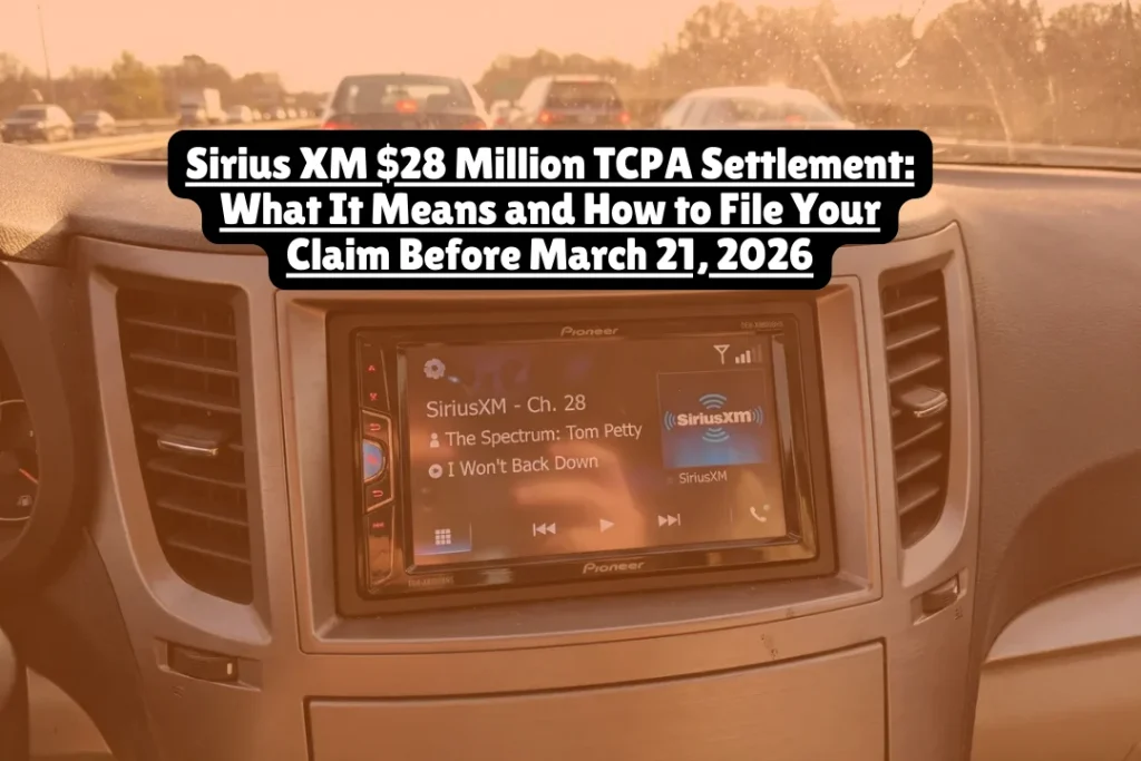 Sirius XM Radio LLC agreed to pay $28 million to settle a class action lawsuit alleging the company violated federal and state telemarketing laws by making repeated unwanted calls to consumers on do-not-call registries. If you received multiple unsolicited telemarketing calls from Sirius XM between April 27, 2019, and October 31, 2025, while not being a self-paying subscriber, you may qualify for compensation—but you must file your claim by March 21, 2026.