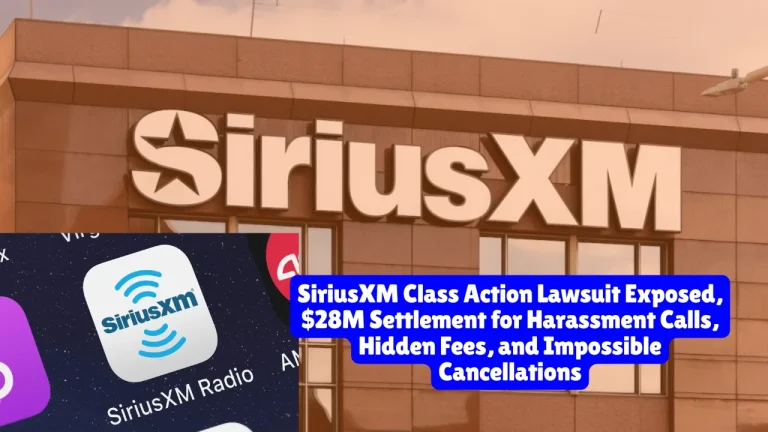 SiriusXM Class Action Lawsuit Exposed, $28M Settlement for Harassment Calls, Hidden Fees, and Impossible Cancellations