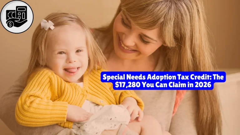 Special Needs Adoption Tax Credit, The $17,280 You Can Claim in 2026