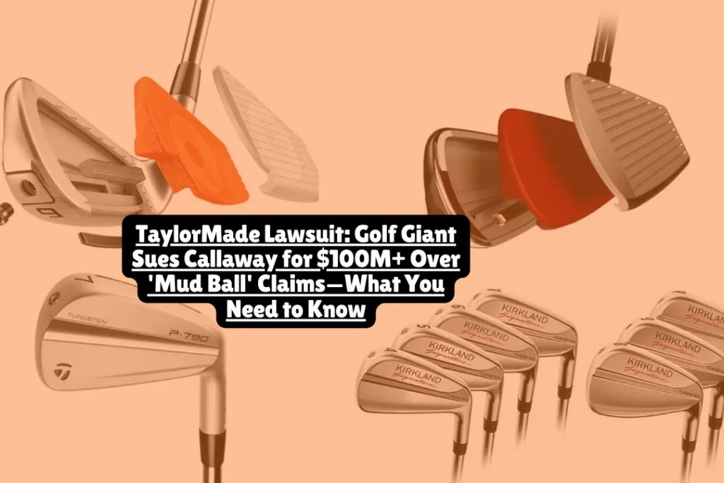 TaylorMade Golf Company filed a false advertising lawsuit against rival Callaway on January 15, 2026, in U.S. District Court for the Southern District of California. TaylorMade accuses Callaway of running a misleading campaign where sales reps use UV light demonstrations to falsely claim TaylorMade golf balls have uneven paint coverage and perform like "mud balls"—one of the most derogatory terms in golf. The case remains pending as of January 2026, with no trial date set.