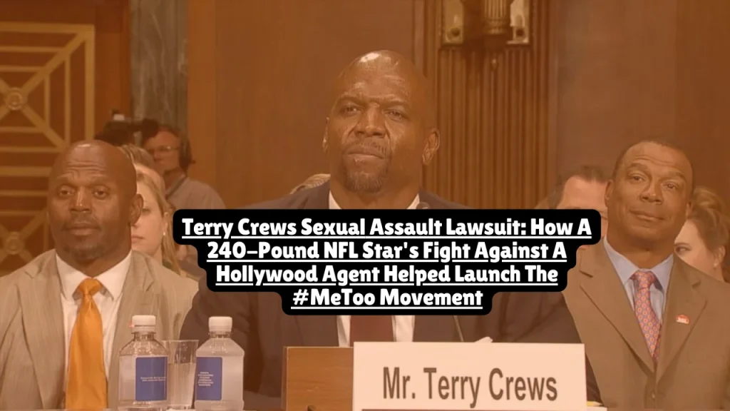 Terry Crews settled his sexual assault lawsuit against William Morris Endeavor agent Adam Venit in September 2018 after a nine-month legal battle that helped spark the #MeToo movement in Hollywood. Crews sued Venit and WME in December 2017 for assault, sexual battery, and emotional distress after Venit repeatedly grabbed his genitals at a February 2016 Hollywood party, squeezing so hard it caused immediate pain. 