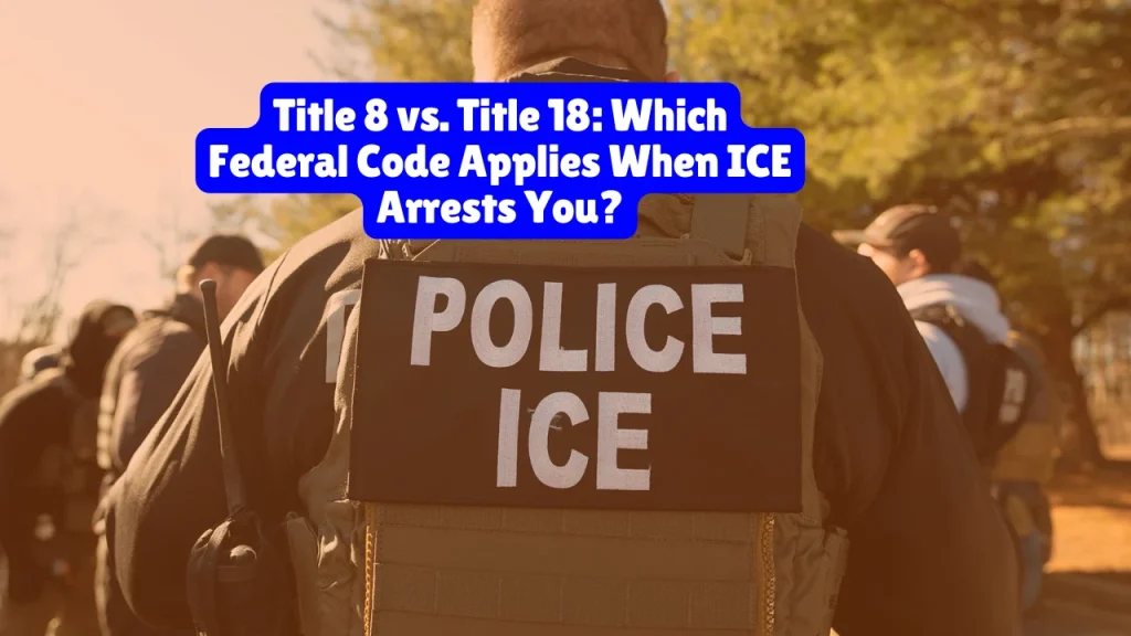 Title 8 covers civil immigration violations enforced by ERO through immigration court, while Title 18 covers federal criminal violations enforced by HSI through federal criminal court. Understanding which code applies to your arrest determines whether you're facing deportation or federal prison time—and what legal rights you have.
