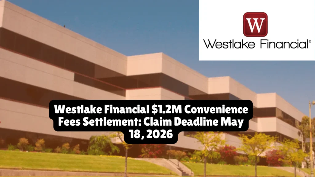 Westlake Financial $1.2M Convenience Fees Settlement, Claim Deadline May 18, 2026