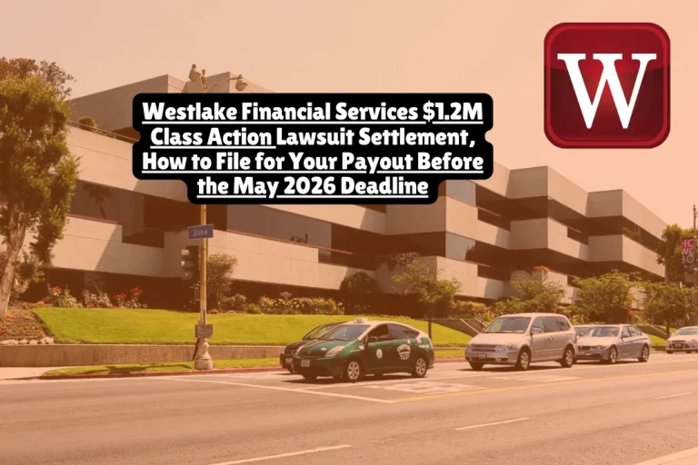 Westlake Financial Services $1.2M Class Action Lawsuit Settlement, How to File for Your Payout Before the May 2026 Deadline 5 Westlake Financial Services has reached a $1.2 million class action settlement to resolve allegations of charging illegal "pay-to-pay" convenience fees. As of January 2026, the claim period is officially open. If you financed a car through Westlake and made payments via ACI Payments, Inc., you may be entitled to a cash payout. This guide provides the step-by-step instructions on how to file for the settlement and maximize your recovery.