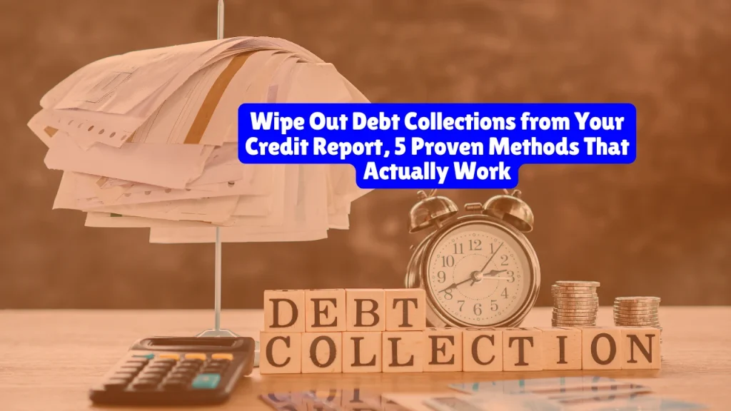 Wipe Out Debt Collections from Your Credit Report, 5 Proven Methods That Actually Work