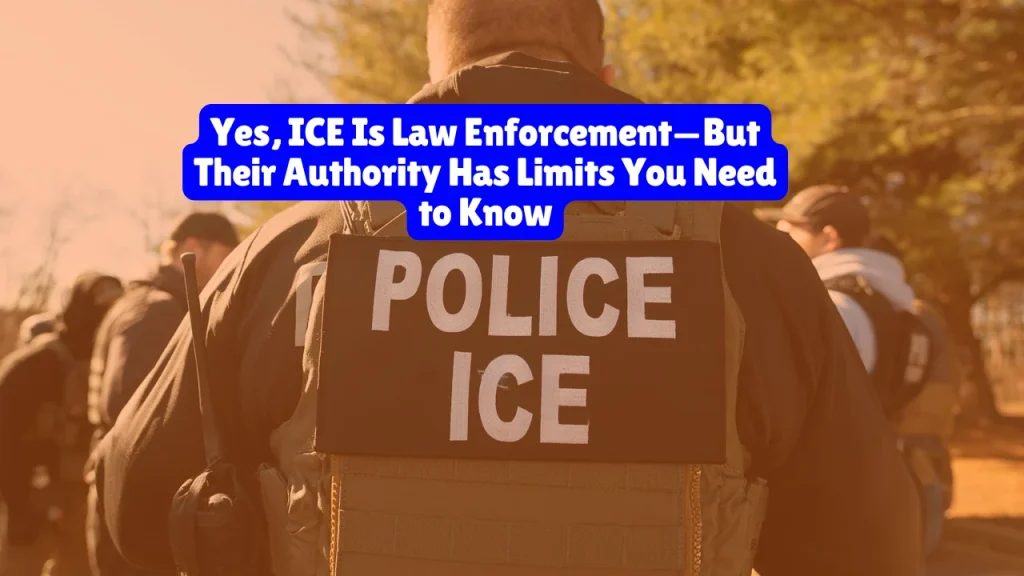 Yes, ICE (Immigration and Customs Enforcement) is classified as a federal law enforcement agency under the Department of Homeland Security with authority to arrest, detain, and investigate immigration violations. However, ICE agents do not have unlimited power—they face significant constitutional restrictions that many people don't realize, especially when it comes to entering homes and private spaces.