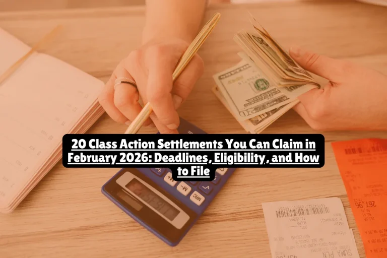 Over $900 million in class action settlements are available to claim right now in February 2026. With deadlines ranging from February 4 to April 2026, millions of Americans could receive compensation from companies like Google, Delta Air Lines, Tinder, BMW, and 23andMe. Missing these deadlines means forfeiting your money forever.