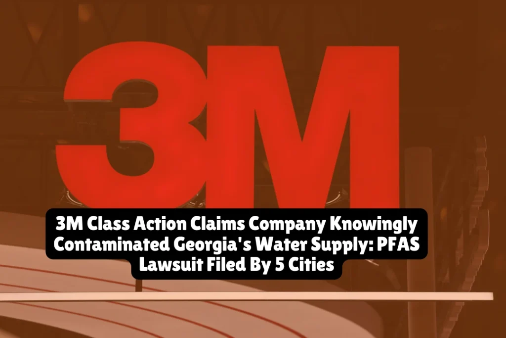 3M Class Action Claims Company Knowingly Contaminated Georgia's Water Supply, PFAS Lawsuit Filed By 5 Cities
