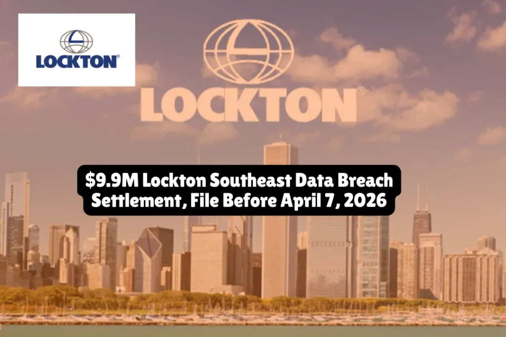 If you received a notice from Lockton about the November 2024 data breach, you may claim up to $5,000 in documented losses — or a pro rata cash payment — from a $9,900,000 settlement. The claim deadline is April 7, 2026. File online at TheLocktonDataSettlement.com.