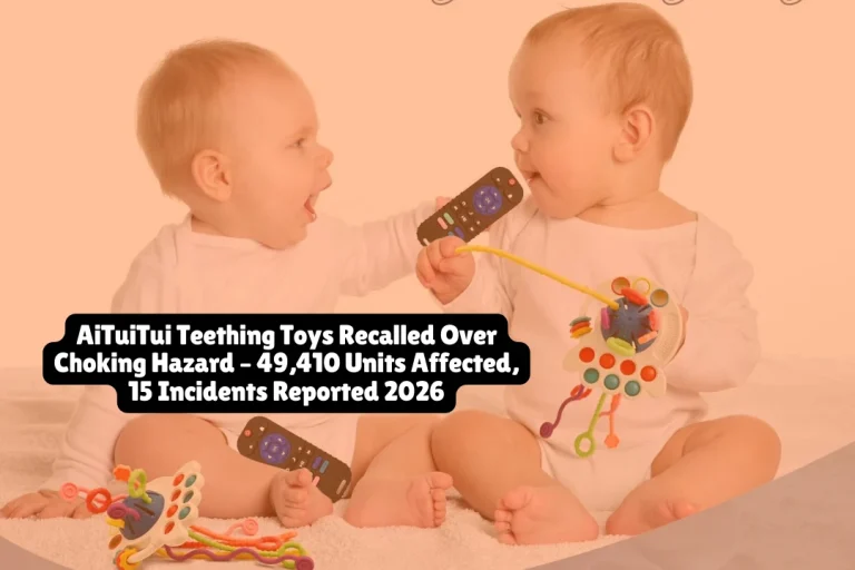 If you bought an AiTuiTui pull string teething toy from Amazon between 2022 and 2025, stop using it immediately. The U.S. Consumer Product Safety Commission issued Recall #26-219 on January 29, 2026, affecting 49,410 units due to silicone strings that violate mandatory toy safety standards and pose serious choking, respiratory distress, and death risks to infants and toddlers.