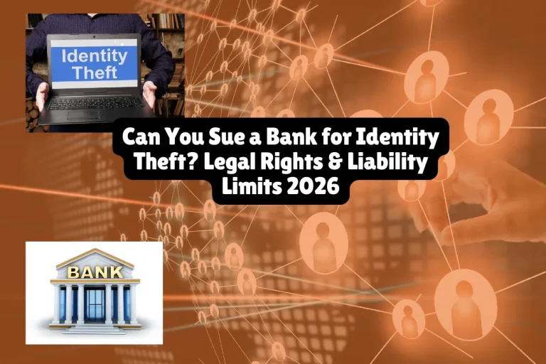 Can You Sue a Bank for Identity Theft? Legal Rights & Liability Limits 2026 5 Can You Sue a Bank for Identity Theft Legal Rights & Liability Limits 2026