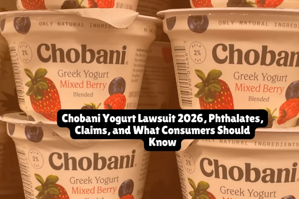 Chobani Yogurt Lawsuit 2026, Phthalates, Claims, and What Consumers Should Know
