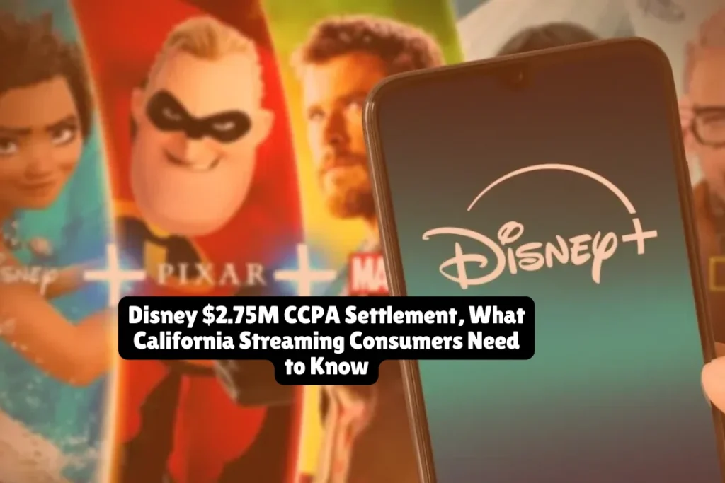 Disney $2.75M CCPA Settlement, What California Streaming Consumers Need to Know