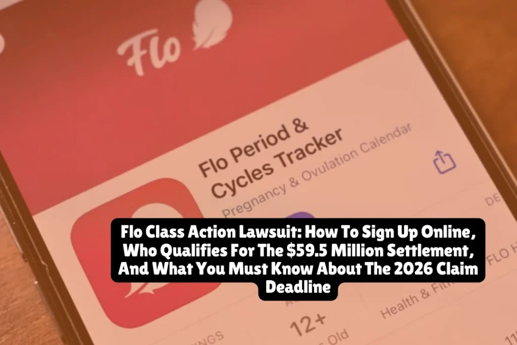 Flo Class Action Lawsuit, How To Sign Up Online, Who Qualifies For The $59.5 Million Settlement, And What You Must Know About The 2026 Claim Deadline