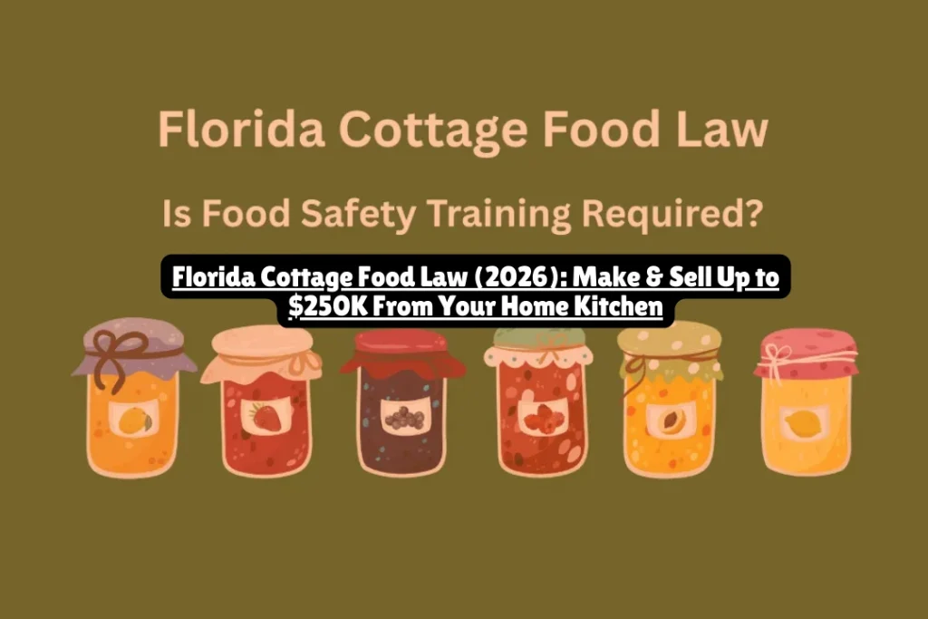 Florida cottage food businesses are now limited to $250,000 in gross sales, annually. Cottage food operations do not require a license or permit from the Florida Department of Agriculture and Consumer Services (FDACS) and are not inspected by any state government entity. Here's the truth: Florida has the highest cottage food revenue cap in the nation at $250,000 per year.