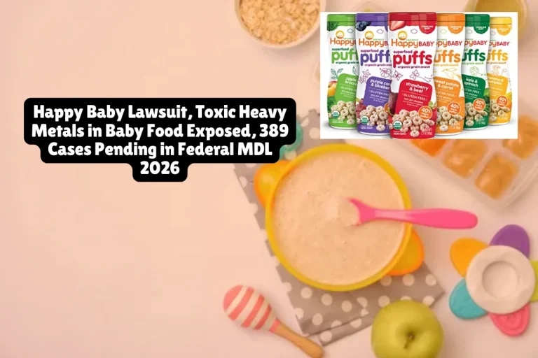 Happy Baby Lawsuit, Toxic Heavy Metals in Baby Food Exposed, 389 Cases Pending in Federal MDL 2026