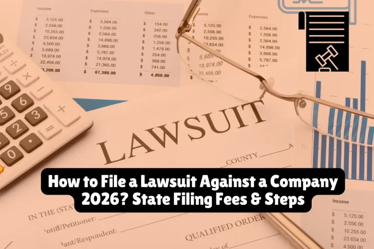 How to File a Lawsuit Against a Company 2026 State Filing Fees & Steps