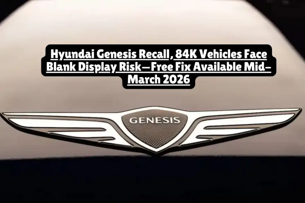 Nearly 84,000 Genesis luxury vehicles from model years 2025-2026 are under recall because a software glitch causes instrument panel displays to unexpectedly reboot and go blank for 5-10 seconds while driving, cutting off access to the speedometer, fuel gauge, and warning lights. The National Highway Traffic Safety Administration (NHTSA) announced the recall on January 16, 2026, covering six Genesis models—Hyundai received 237 owner complaints between September 26, 2024 and January 2, 2026, but no crashes or injuries have been reported as of February 2026.