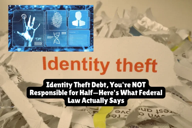 Identity Theft Debt, You're NOT Responsible for Half—Here's What Federal Law Actually Says 4 What happens if I'm a victim of identity theft?