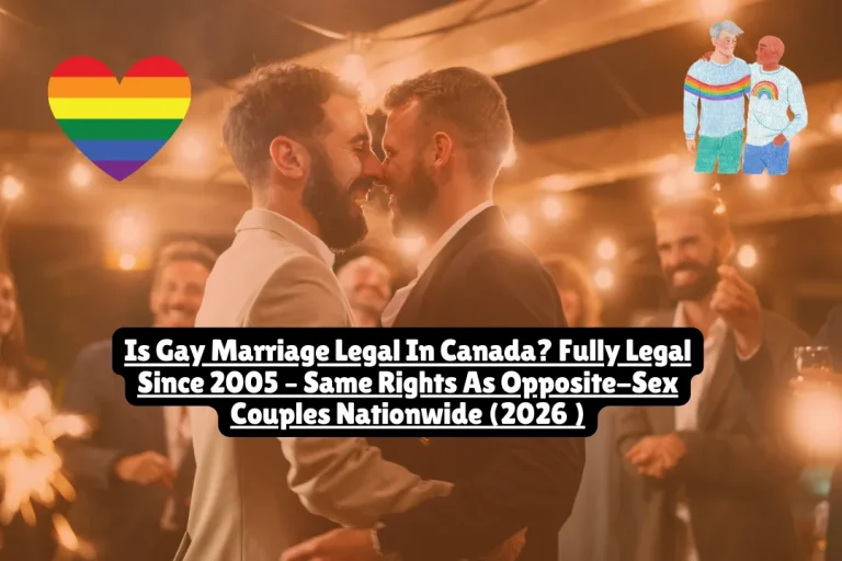 Is Gay Marriage Legal In Canada? Fully Legal Since 2005 – Same Rights As Opposite-Sex Couples Nationwide 2026 3 Yes, gay marriage has been fully legal across Canada since July 20, 2005, when the Civil Marriage Act became law. Canada was the fourth country in the world—and the first outside Europe—to legalize same-sex marriage nationwide. Same-sex couples have identical rights to opposite-sex couples, including marriage, adoption, spousal benefits, tax advantages, pension rights, healthcare decision-making, inheritance, and immigration sponsorship.