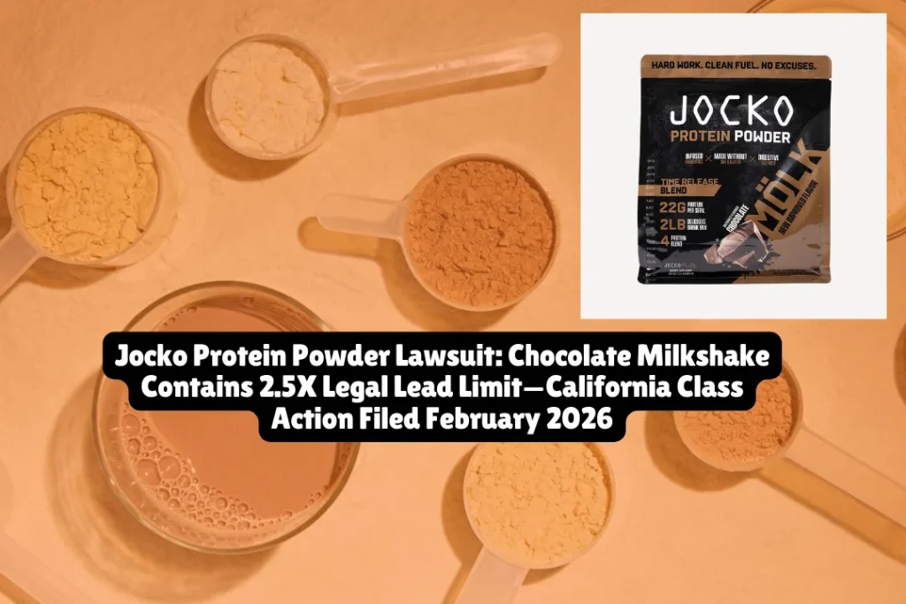 Jocko Protein Powder Lawsuit, Chocolate Milkshake Contains 2.5X Legal Lead Limit—California Class Action Filed February 2026