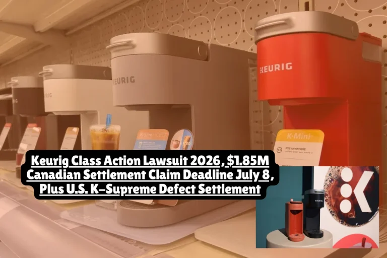 Can you file a Keurig lawsuit claim in 2026? Yes—if you're in Canada. Keurig Canada agreed to pay $1.85 million CAD to settle recyclability claims, and Canadian residents who bought K-Cup pods or brewers from June 8, 2016 to present have until July 8, 2026 to file at www.kcupsrecyclingsettlement.ca. U.S. residents may still qualify for a separate K-Supreme coffee maker defect settlement with deadlines extending to September 2027.