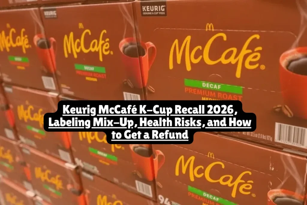 If you bought McCafé Premium Roast Decaf Coffee K-Cup Pods from Amazon, check your pantry right now. On January 23, 2026, the FDA classified Keurig Dr Pepper's voluntary recall of 80,640 pods as Class II — meaning the mislabeled product may cause temporary health issues for caffeine-sensitive consumers. The pods labeled "decaf" might actually contain regular caffeinated coffee.