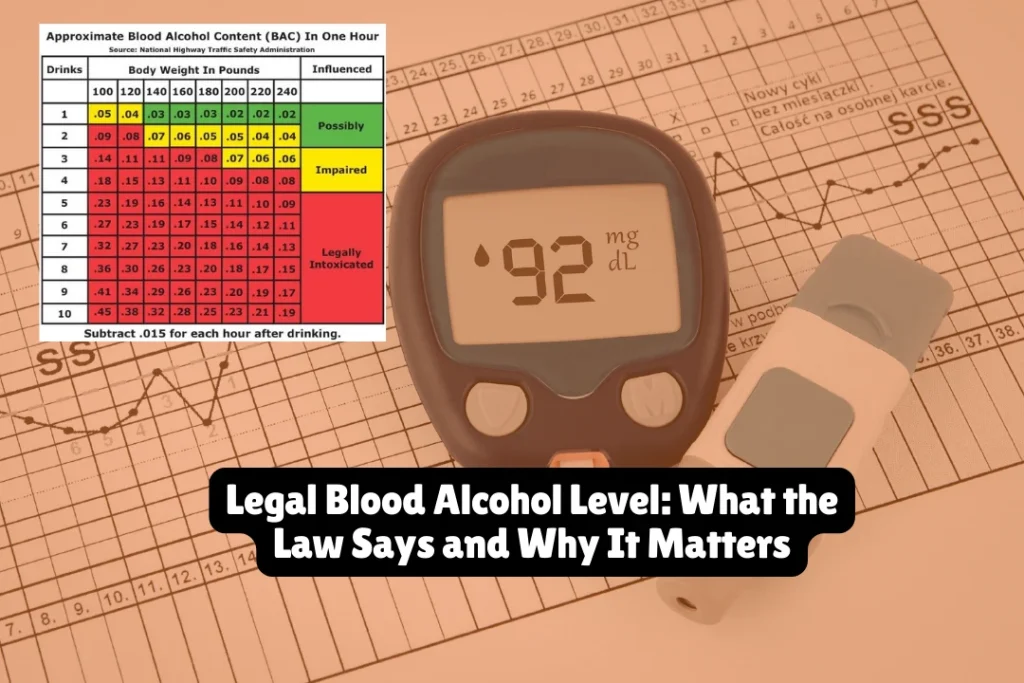 Legal Blood Alcohol Level, What the Law Says and Why It Matters