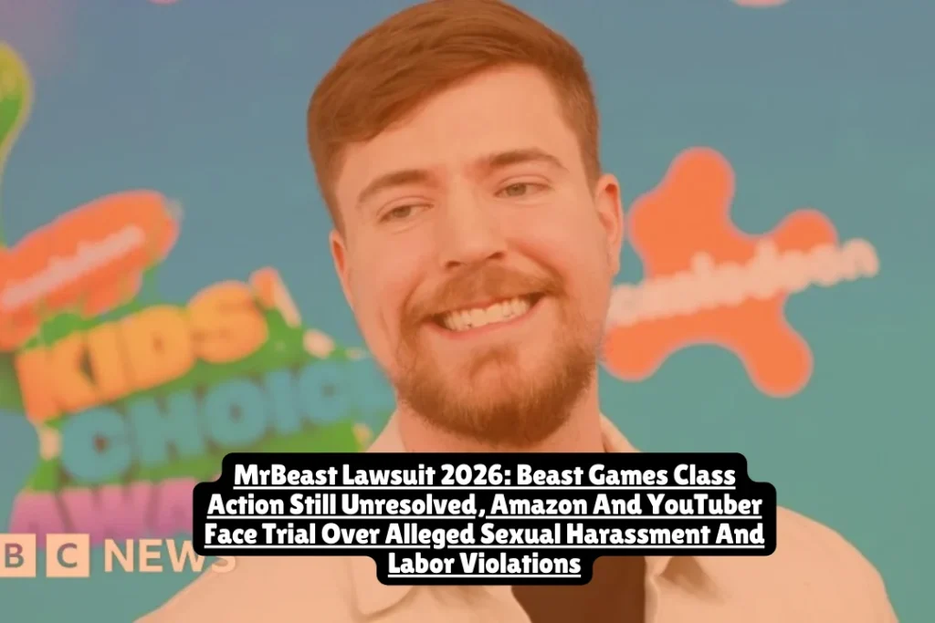 The MrBeast lawsuit remains active in February 2026 with no settlement announced, as six Beast Games contestants pursue class action claims alleging sexual harassment, unpaid wages, and unsafe working conditions during filming. Filed September 16, 2024 in Los Angeles Superior Court, the case targets YouTube star Jimmy Donaldson (MrBeast), his production company MrB2024 LLC, and Amazon Alternative LLC over the $100 million reality show that premiered December 19, 2024 on Prime Video.