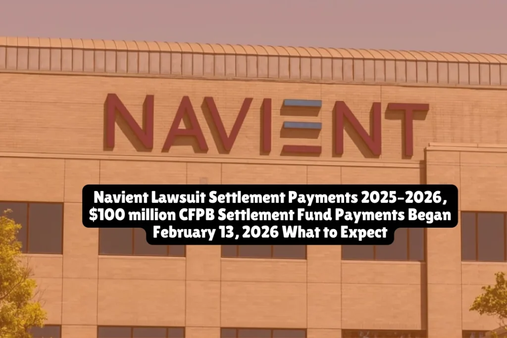 Navient Lawsuit Settlement Payments 2025–2026, $100 million CFPB Settlement Fund Payments Began February 13, 2026 What to Expect