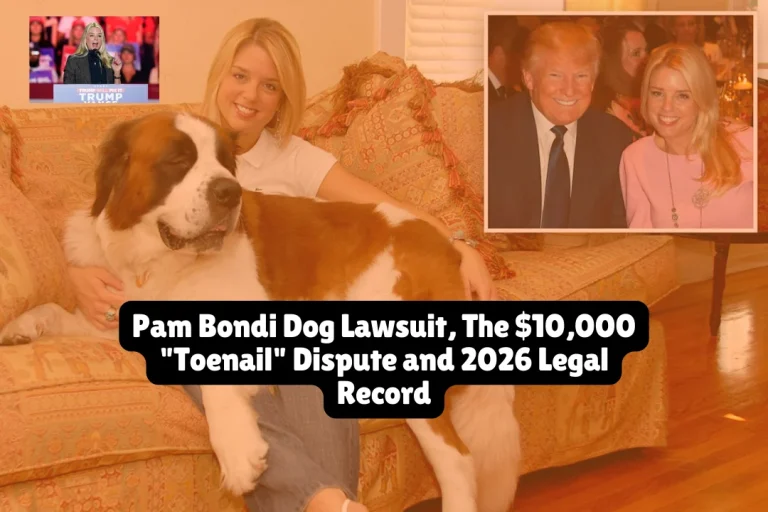 Pam Bondi Dog Lawsuit, The $10,000 Toenail Dispute and 2026 Legal Record