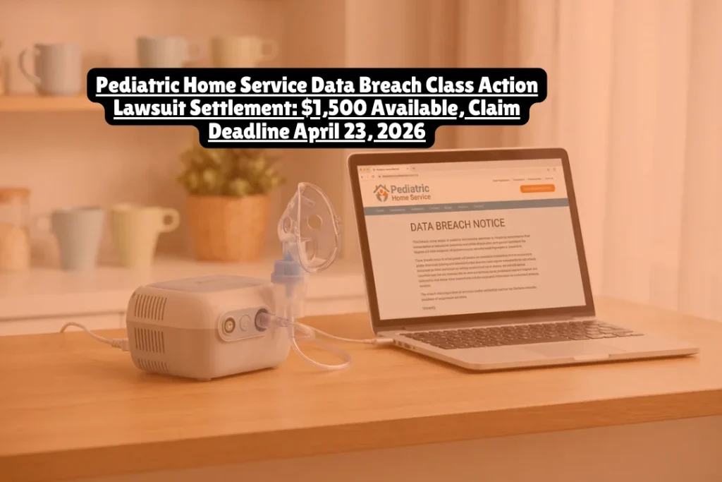 Pediatric Home Service Data Breach Class Action Lawsuit Settlement, $1,500 Available, Claim Deadline April 23, 2026