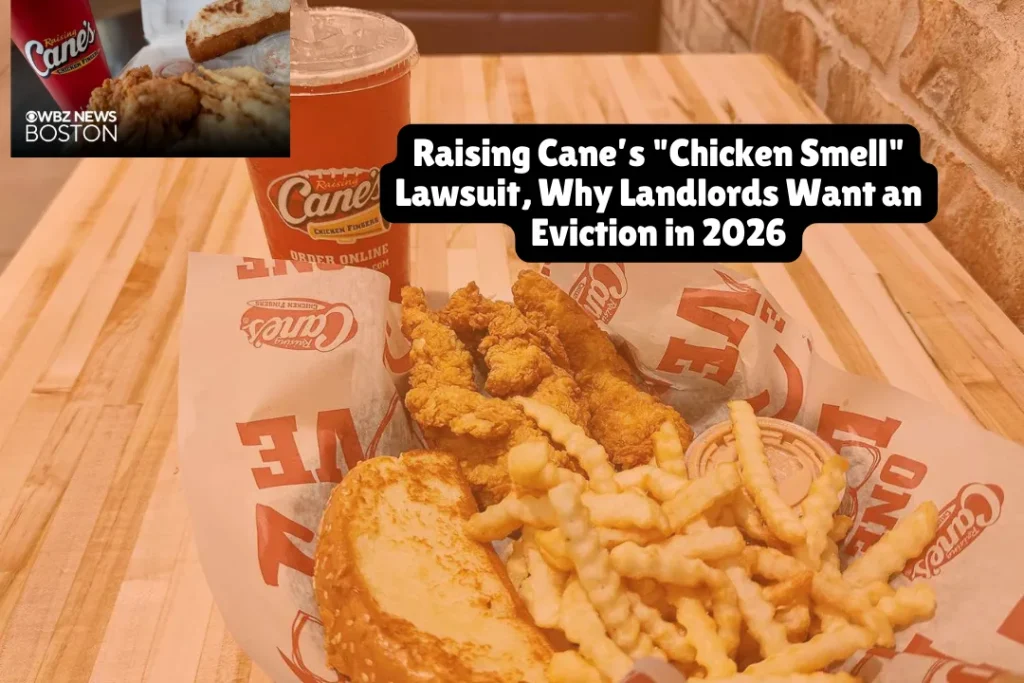 The Raising Cane’s lawsuit is a high-stakes commercial lease dispute where the restaurant chain is suing its Boston landlord to block an eviction over the "smell of chicken fingers." As of February 13, 2026, Raising Cane’s alleges that the odor complaints are a pretext used by the landlord to bypass a non-compete agreement and clear the way for a Panda Express.