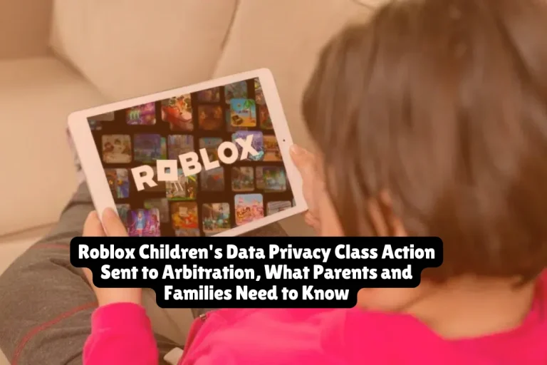 Roblox Children's Data Privacy Class Action Sent to Arbitration 1 Roblox Children's Data Privacy Class Action Sent to Arbitration