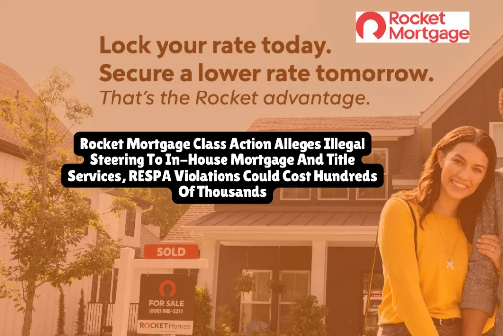 Rocket Mortgage Class Action Alleges Illegal Steering To In-House Mortgage And Title Services, RESPA Violations Could Cost Hundreds Of Thousands