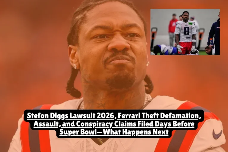 Stefon Diggs Lawsuit 2026, Ferrari Theft Defamation, Assault, and Conspiracy Claims Filed Days Before Super Bowl—What Happens Next 5 New England Patriots wide receiver Stefon Diggs faces a civil lawsuit filed February 3, 2026, in Miami-Dade County alleging defamation, assault, and conspiracy tied to a stolen Ferrari and a December 2025 nightclub altercation. The lawsuit was filed just days before Super Bowl LX.