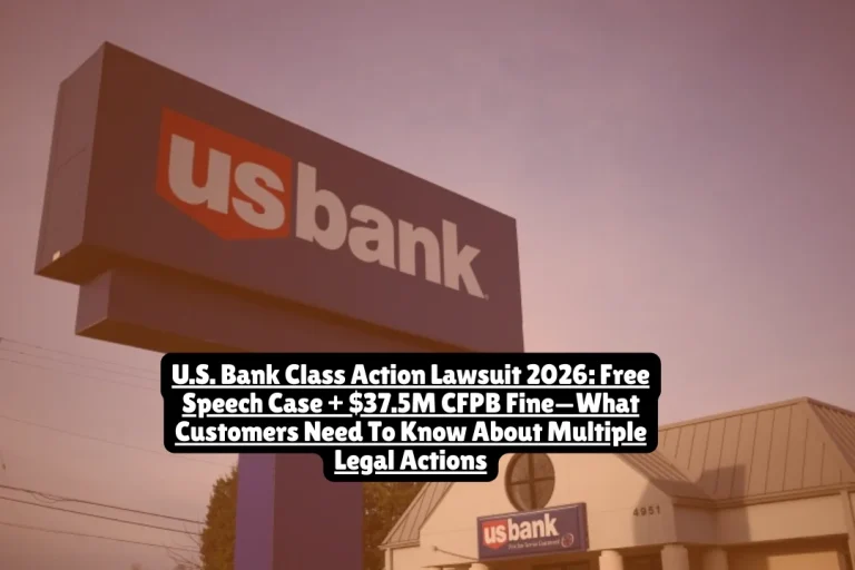 US Bank Class Action Lawsuit 2026, Free Speech Case + $37.5M CFPB Fine—What Customers Need To Know About Multiple Legal Actions 5 U.S. Bank Class Action Lawsuit 2026, Free Speech Case + $37.5M CFPB Fine—What Customers Need To Know About Multiple Legal Actions