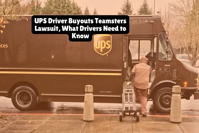 UPS Driver Buyouts Teamsters Lawsuit, What Drivers Need to Know 4 UPS Driver Buyouts Teamsters Lawsuit, What Drivers Need to Know
